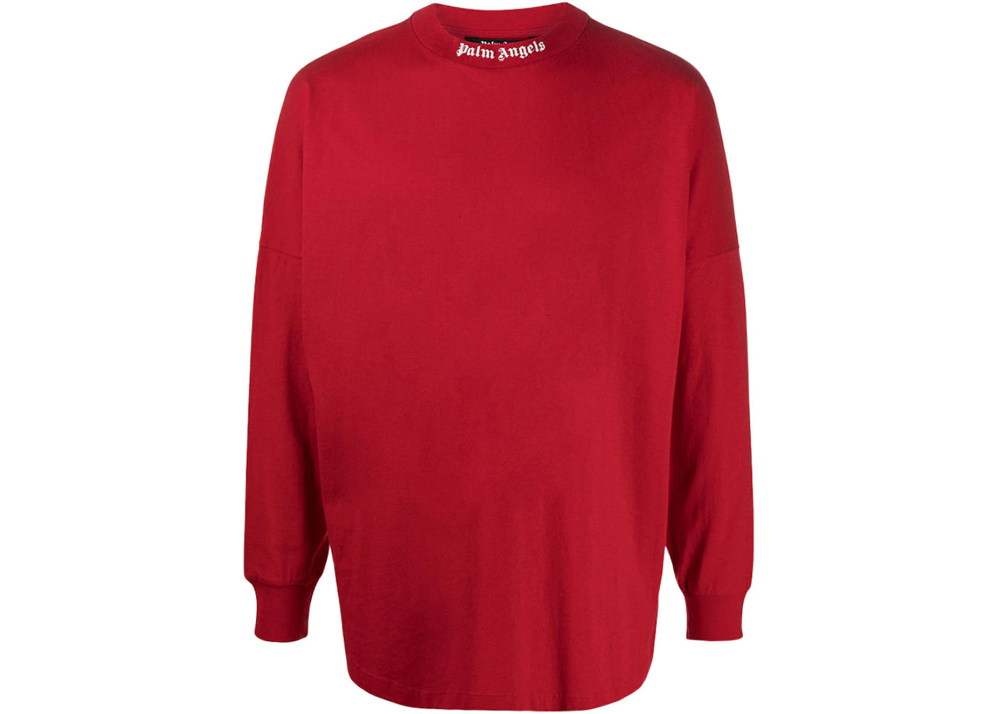 Palm Angels Long Sleeve Classic Logo T-shirt Red/White