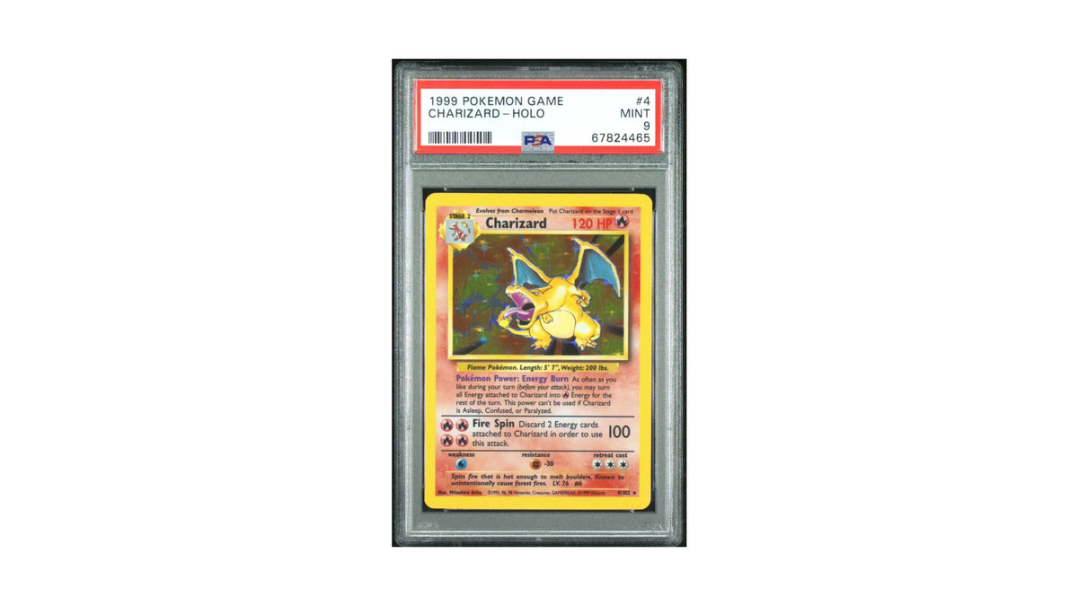 Base Set Charizard Holo PSA 9