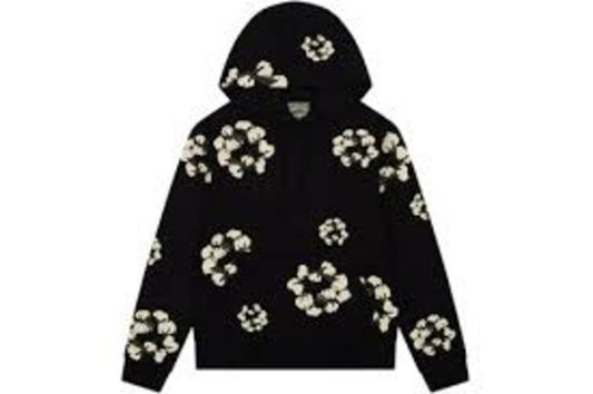 Denim Tears Cactus Wreath Hoodie Black
